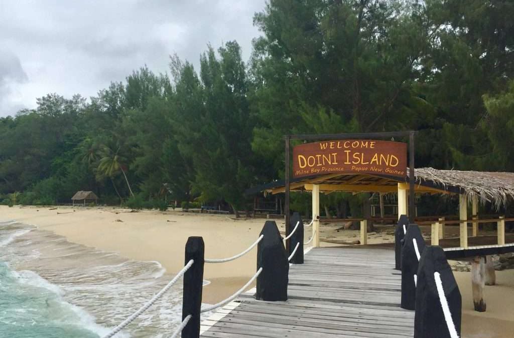 Doini island and Port Moresby, PNG.