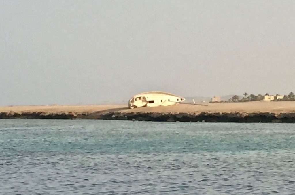 Gulf of Suez, the Pyramids and the Suez Canal.