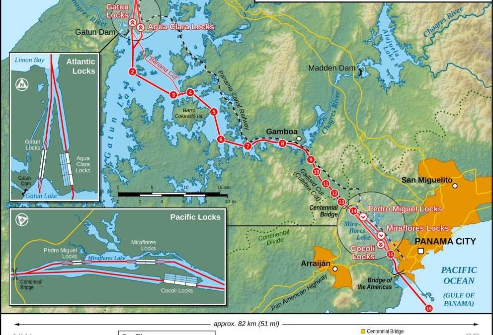 The Panama Canal.